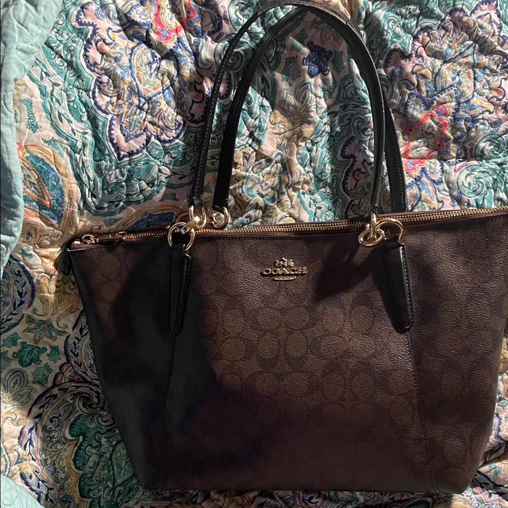Coach Brown Tote Bag